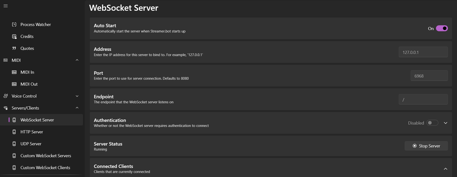 websocket